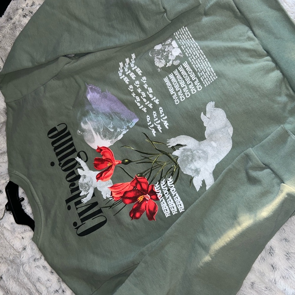 Green CivilRegime Crewneck